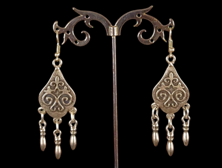 Cercei din zamac argintat - Cercei din zamac argintat 30