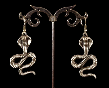 Cercei din zamac argintat - Cercei din zamac argintat 14