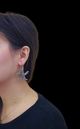 Cercei din zamac argintat 50 [1]