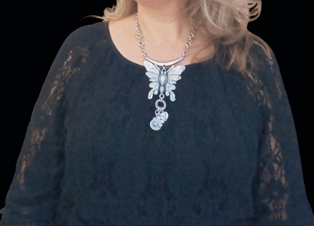 Colier din Zamac argintat 04 [1]