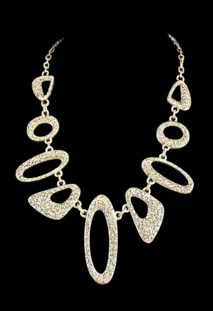 Coliere din zamac argintat - Colier din Zamac argintat 20