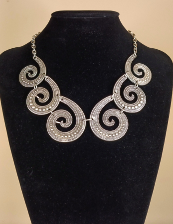 Colier din Zamac argintat 17 [1]