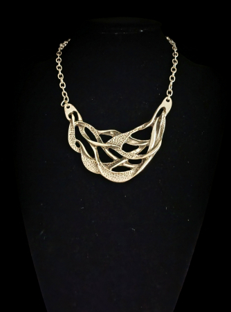 Coliere din zamac argintat - Colier din Zamac argintat 25