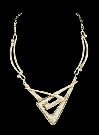 Coliere din zamac argintat - Colier din Zamac argintat 19