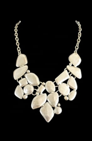 Coliere din zamac argintat - Colier din Zamac argintat 14