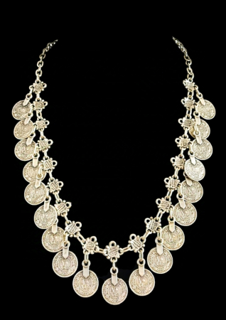 Coliere din zamac argintat - Colier din Zamac argintat 01