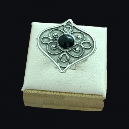 Inele din zamac argintat - Inel din zamac cu dimensiune reglabila 23