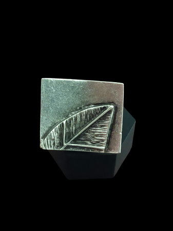 Inele din zamac argintat - Inel din zamac cu dimensiune reglabila 13