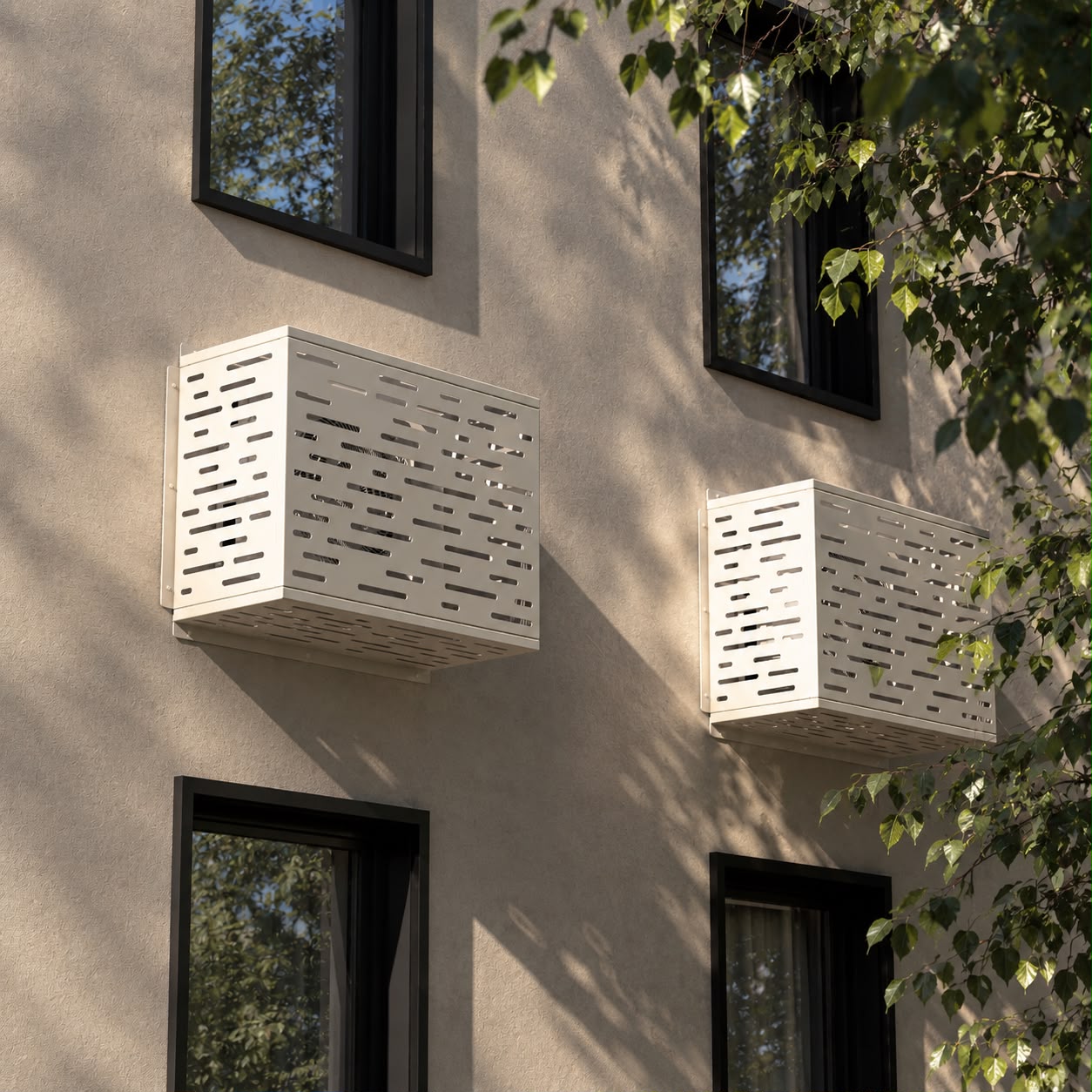 How to Elegantly Integrate Your Air Conditioning Unit into the Façade Design