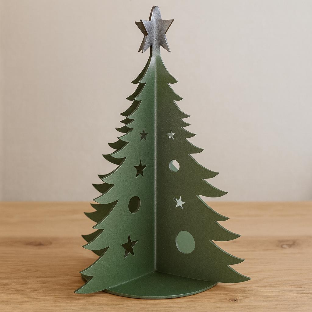 Metal Christmas Tree - Holiday Ornament [2]