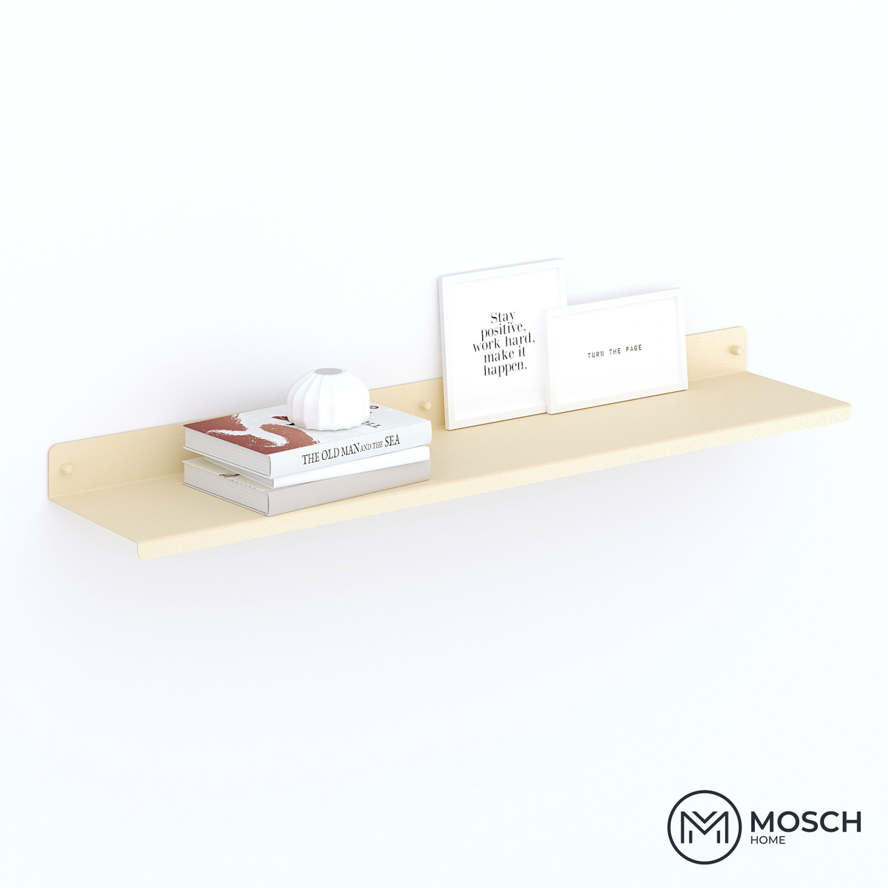 Raft metalic din aluminiu Oslo - Poliță elegantă pentru decorațiuni, 100 cm [6]