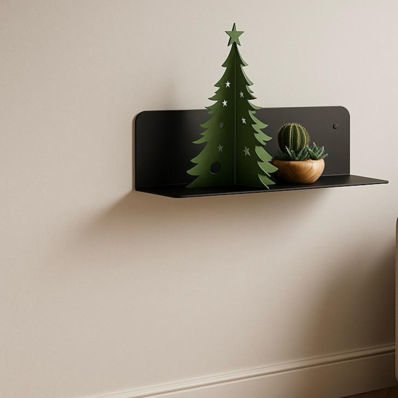 Metal Christmas Tree - Holiday Ornament [3]