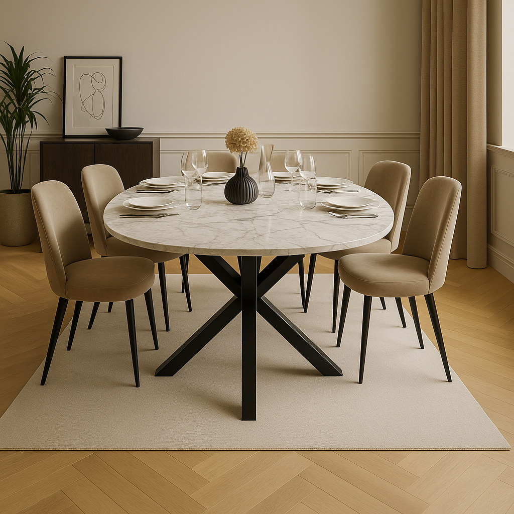 Picior metalic central masa LDM | 6 dimensiuni [2]