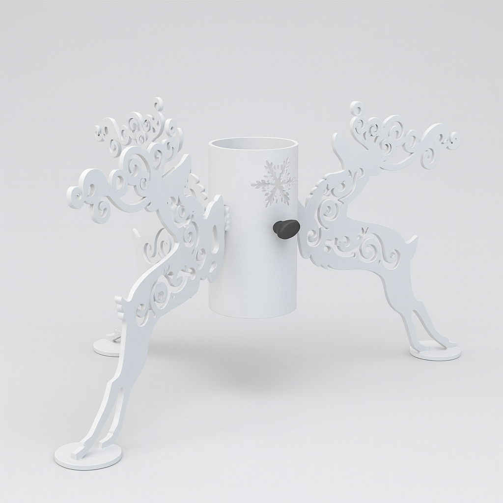 Suport metalic pentru brad natural cu tulpina mare - diametru 100 mm [3]