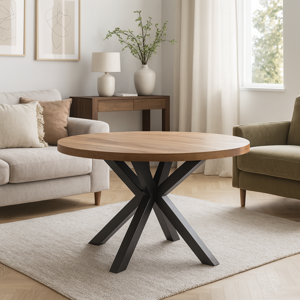 Picior metalic Centro - design compact pentru spații reduse cu piciorul metalic central, profil 70x70 mm [3]