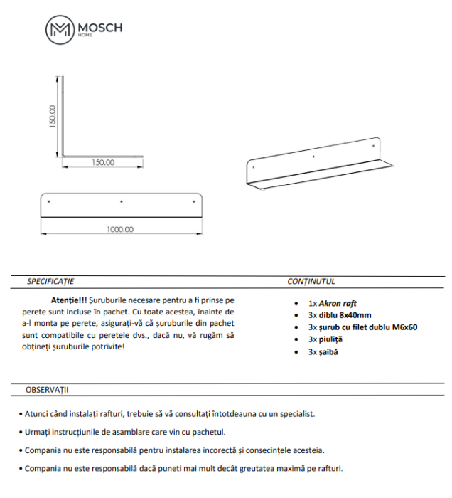 Akron – Sleek & Simple Modern Shelf [2]