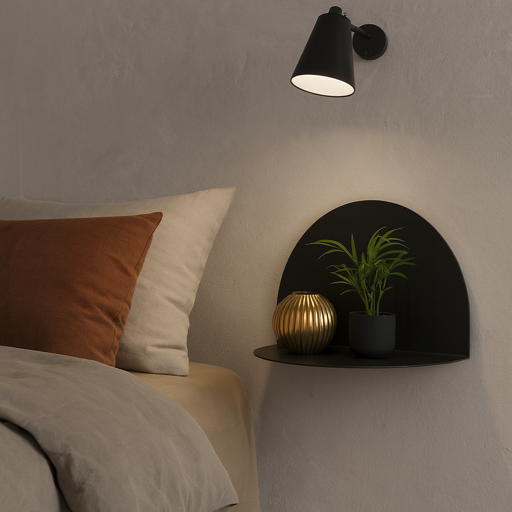 Raft Arcus din aluminiu cu design curbat | Ø40 cm [1]