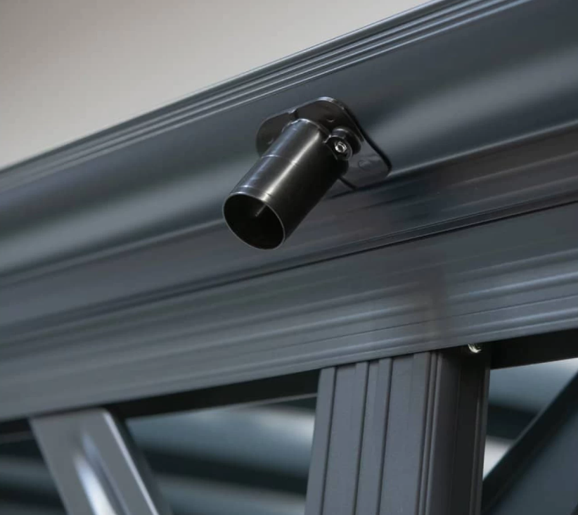 Copertina auto OMEGA din aluminiu cu policarbonat, carport, 3000 x 5050 mm, Gri antracit RAL 7016 [8]