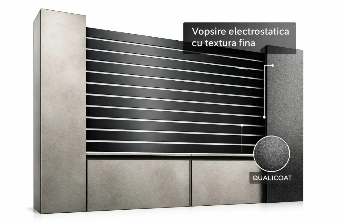 Gard metalic din aluminiu, model Taurus [6]