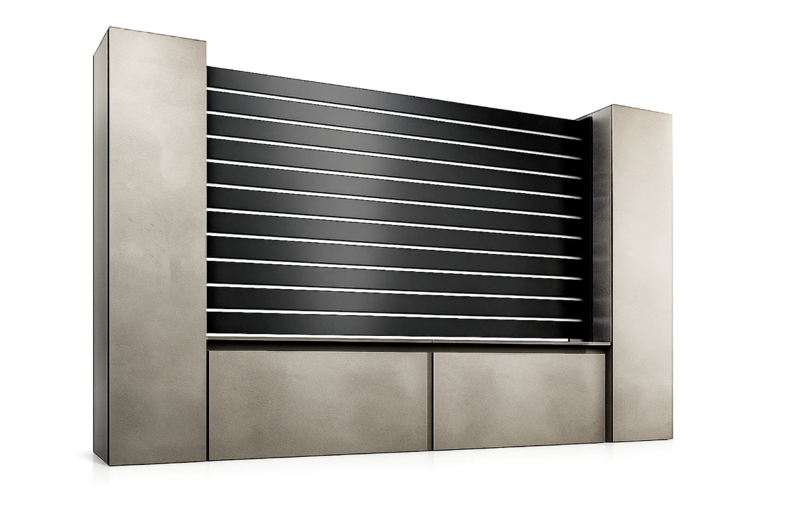 Gard metalic din aluminiu, model Taurus [2]