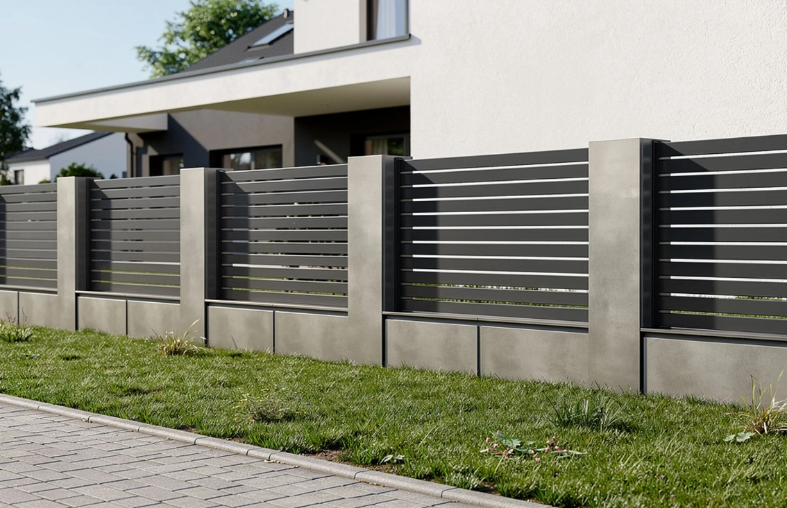 Gard metalic din aluminiu, model Taurus [3]
