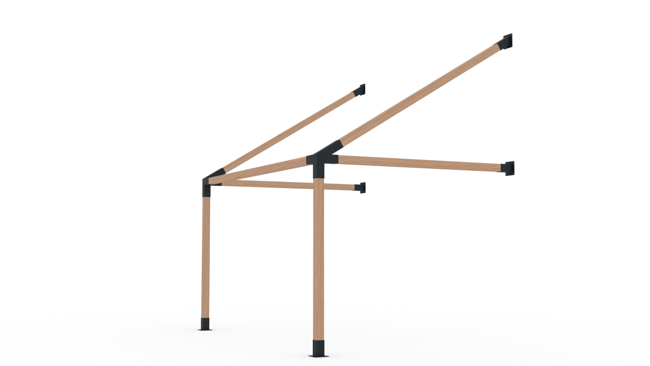 Kit Pergola cu Perete Simplu [2]