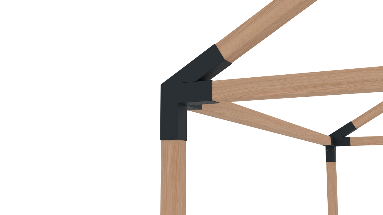 Kit Pergola cu Perete Simplu [4]