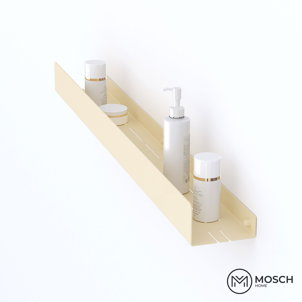 Ohio - Polita aluminiu 100 cm pentru baie cu laturi inegale [5]