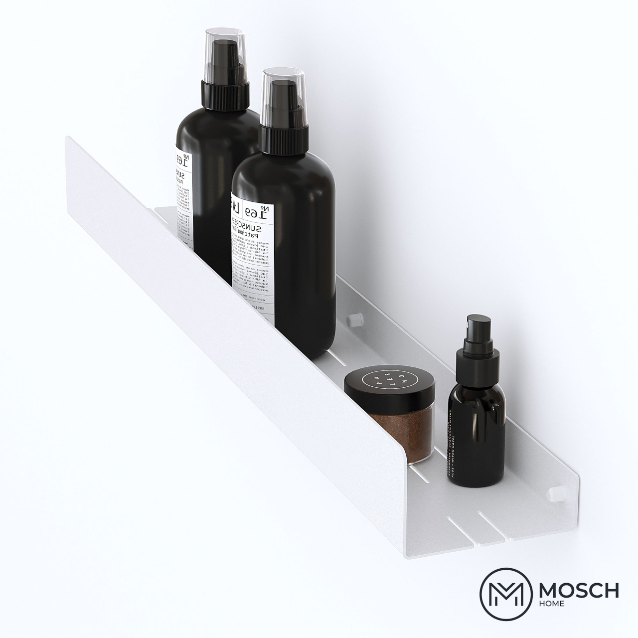 Ohio - Polita aluminiu 80 cm pentru baie cu laturi inegale [9]