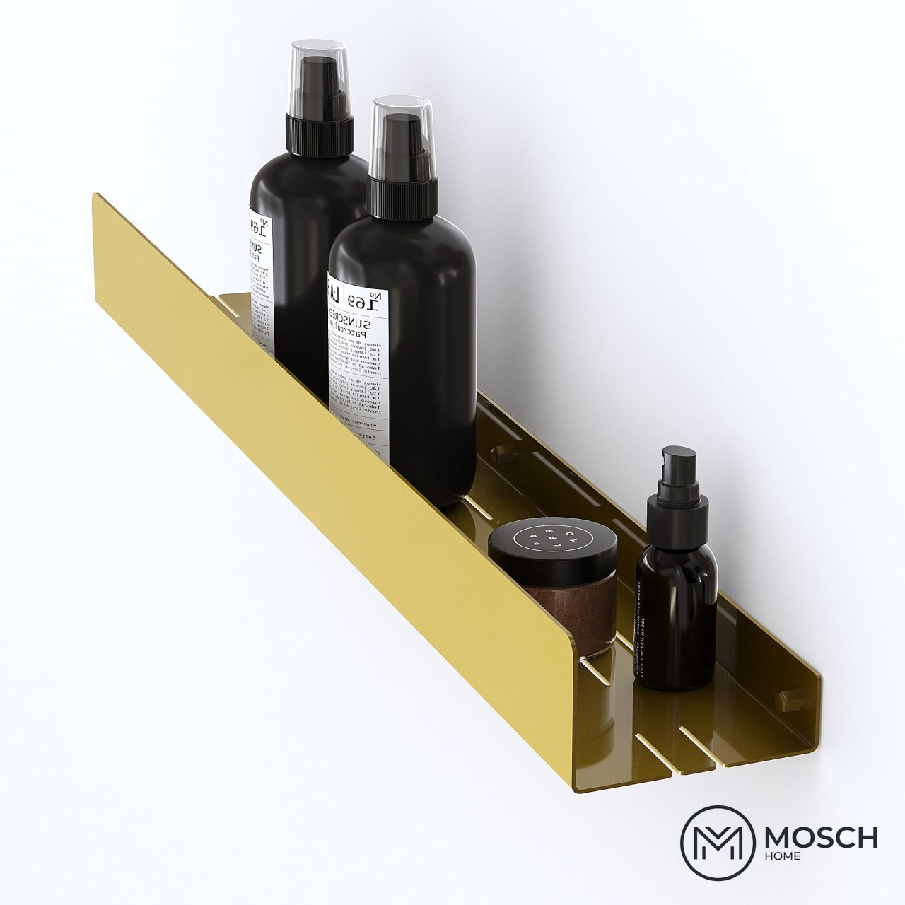 Ohio - Polita aluminiu 80 cm pentru baie cu laturi inegale [4]