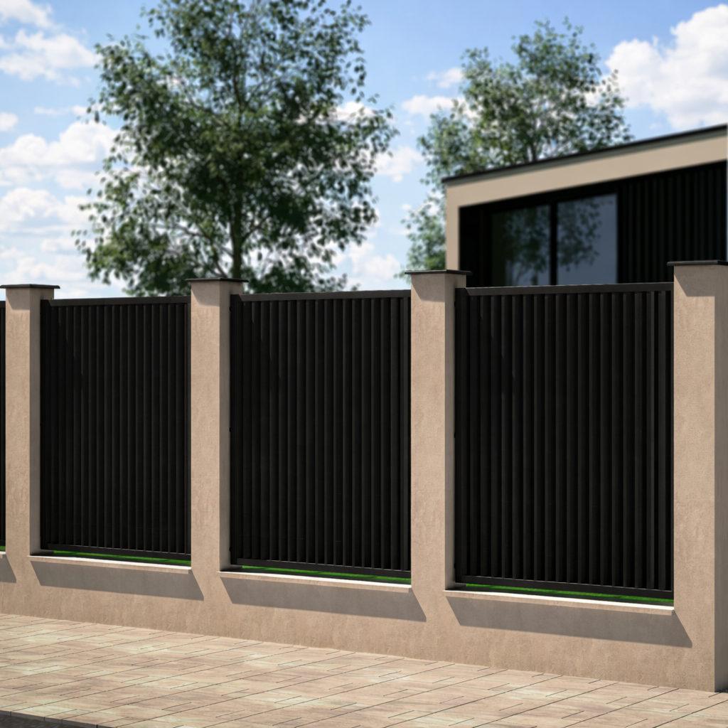 Panouri Gard Tip Jaluzea Verticale 2 mm grosime oțel [2]