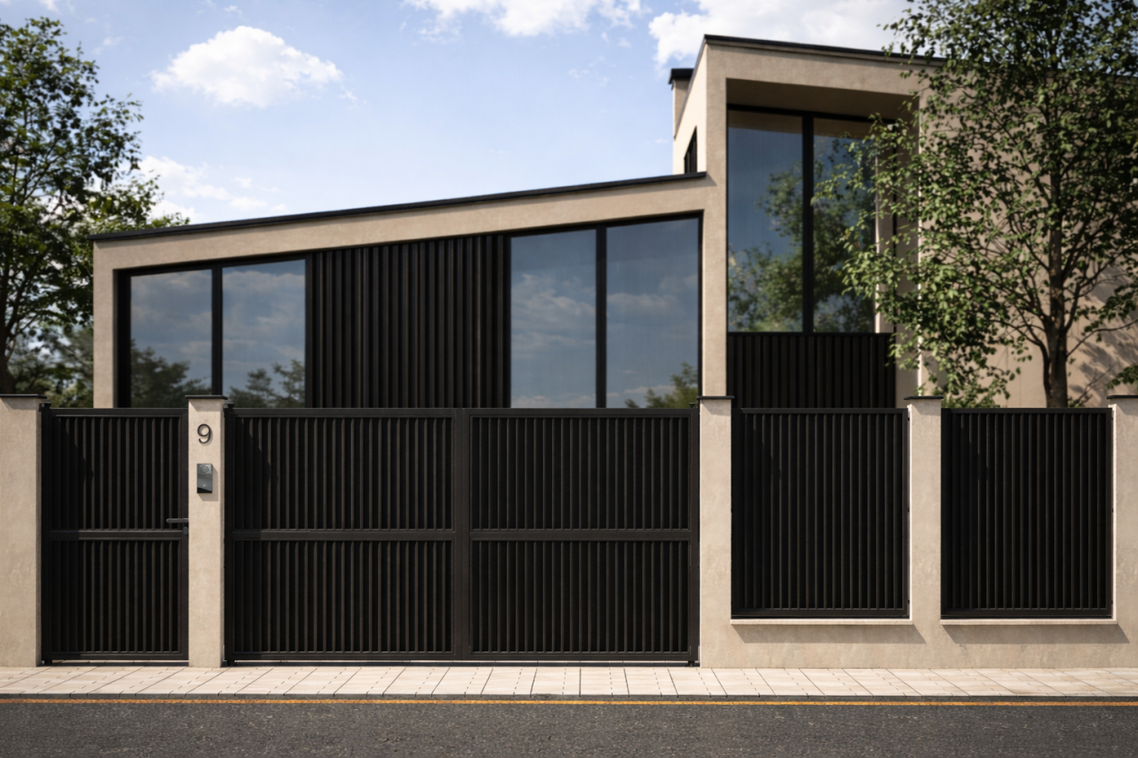 Panouri Gard Tip Jaluzea Verticale 2 mm grosime oțel [5]