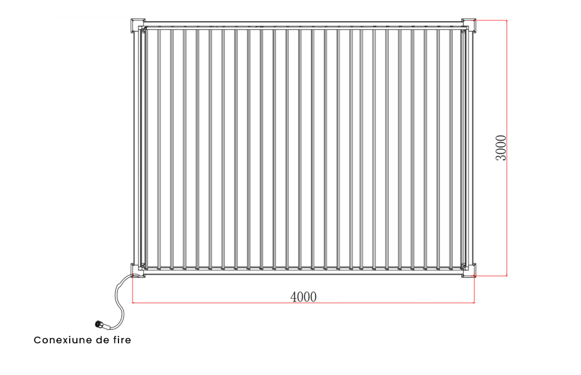 Pergola Bioclimatica X 2.0, Aluminiu, 3x4m, LED Lumina Calda, Gri Antracit [15]