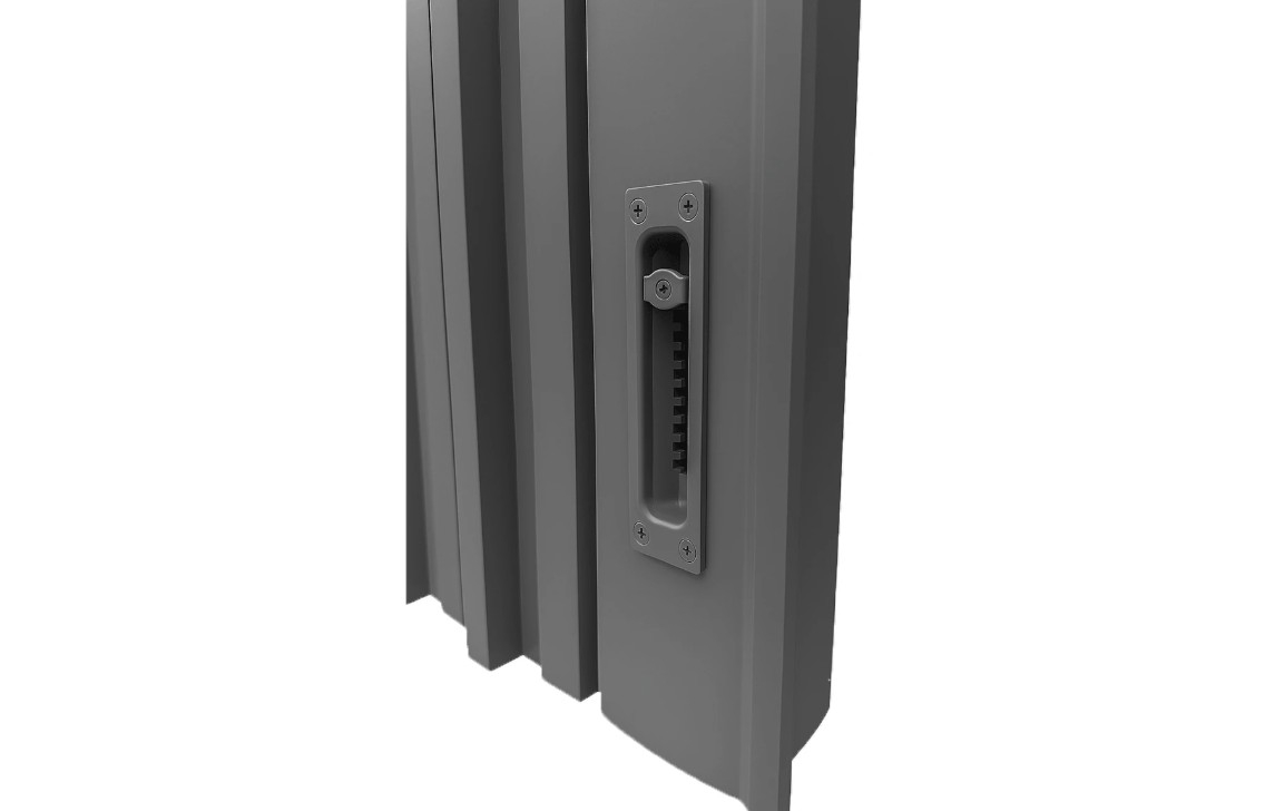 Double Swing Aluminum Driveway Gate, Supernova Model, Anthracite Grey – Virtuoso Signature Collection [8]