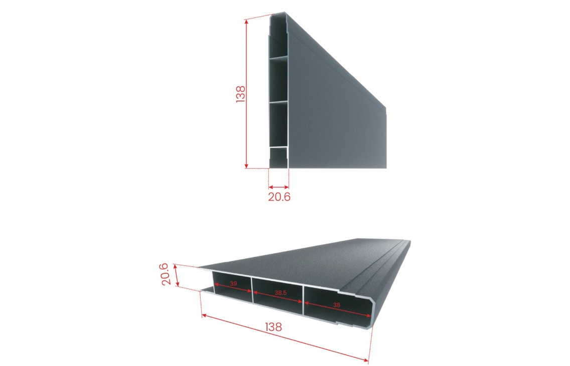 Poarta auto metalica din aluminiu, model Poseidon [6]