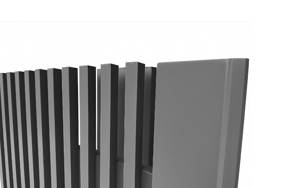 Poarta pietonala metalica din aluminiu , gri antracit, model Supernova, Virtuoso Signature Collection [7]