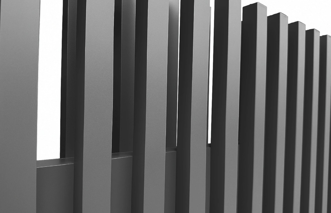 Poarta pietonala metalica din aluminiu , gri antracit, model Supernova, Virtuoso Signature Collection [5]