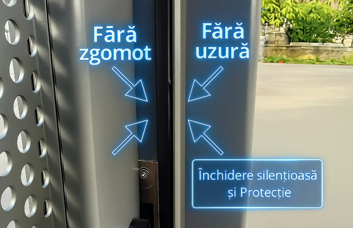 Poarta pietonala metalica din aluminiu, model Poseidon [12]