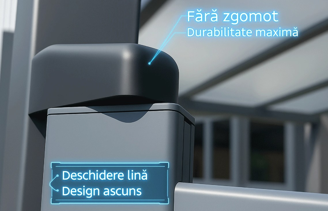 Poarta pietonala metalica din aluminiu, model Poseidon [7]