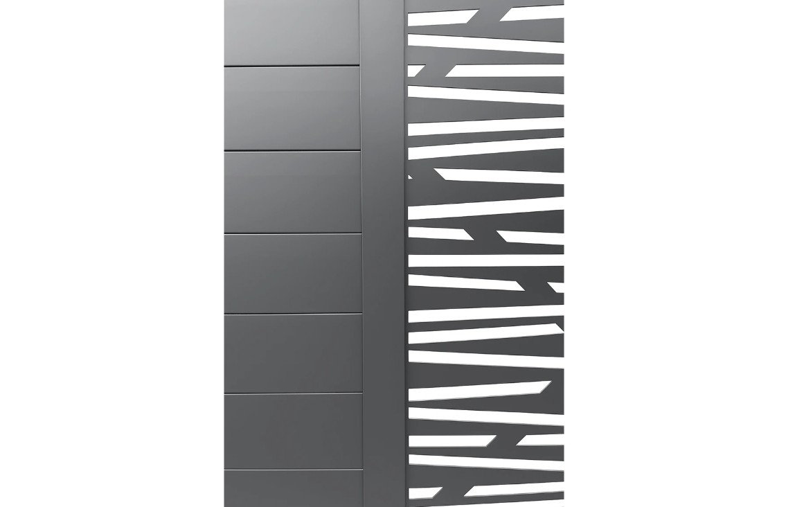 Poarta pietonala metalica din aluminiu, model Poseidon [15]