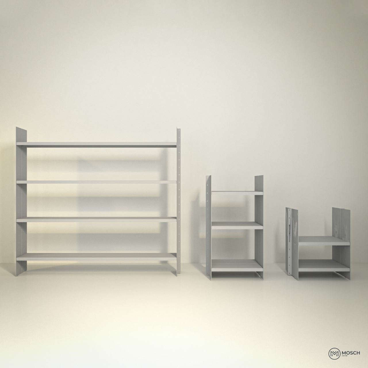 Raft modular din aluminiu UNIT – design minimalist și configurare flexibilă [4]