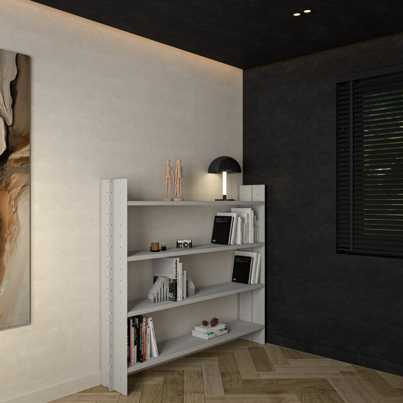 Raft modular din aluminiu UNIT – design minimalist și configurare flexibilă [2]
