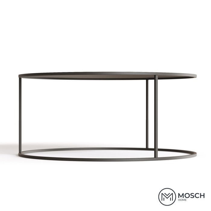 Masă de cafea rotundă metalică 1000x1000x450 mm - Multiple culori | Mosch Home [4]