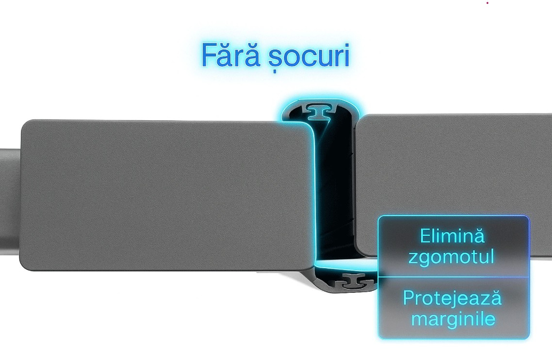 Set porti metalice din aluminiu, gri antracit, model Jaluzea Suprem [13]