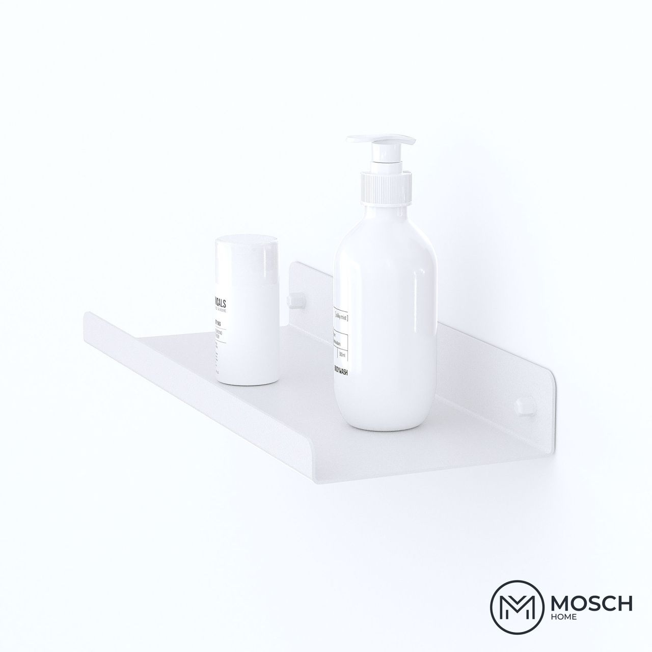 Stockholm - Polita aluminiu 40 cm pentru baie cu design elegant [8]