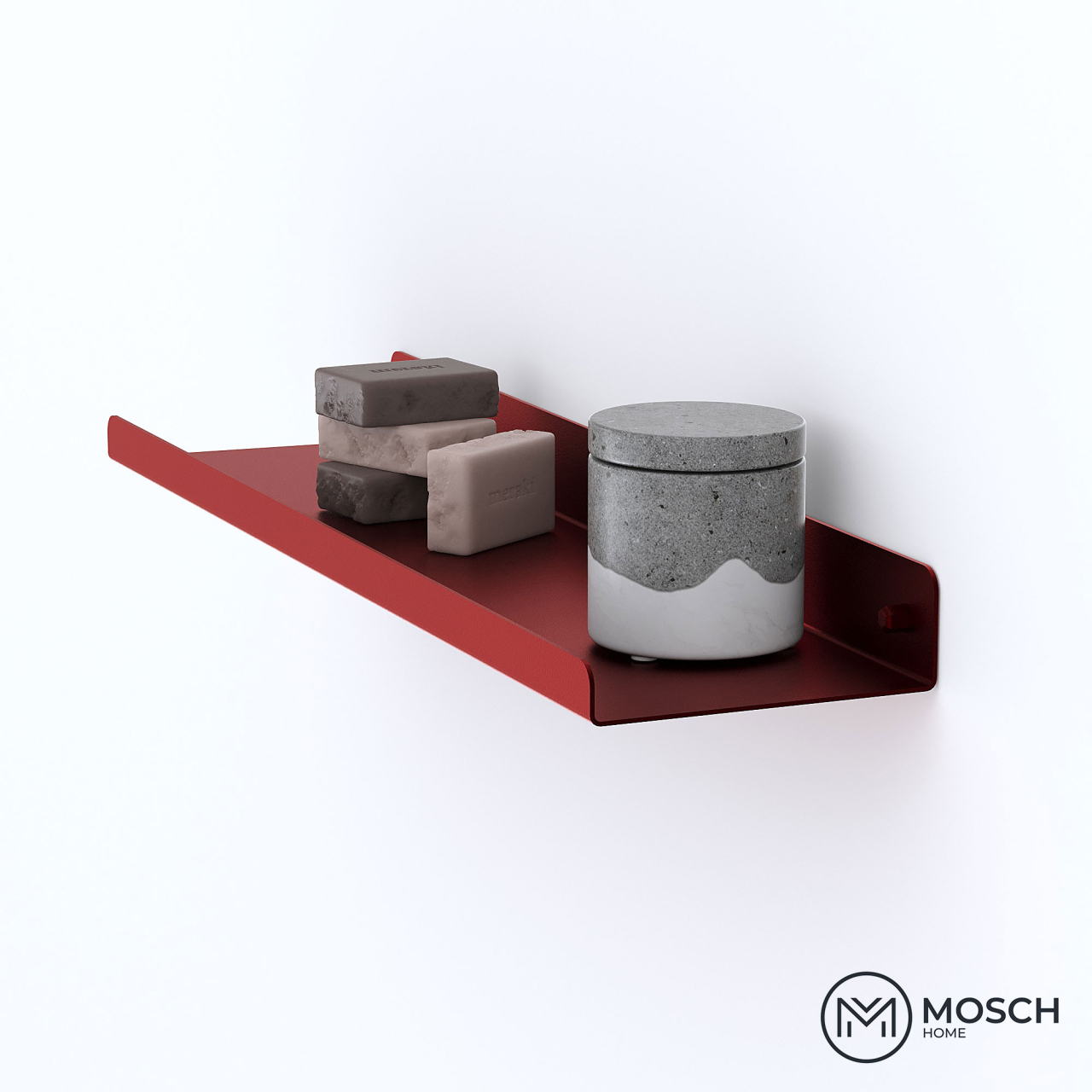 Stockholm - Polita aluminiu 60 cm pentru baie cu design elegant [6]