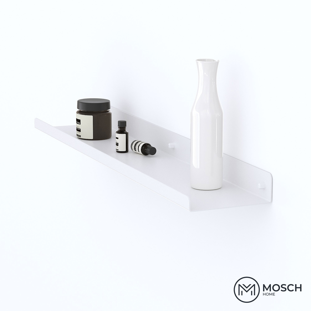 Stockholm - Polita aluminiu 80 cm pentru baie cu design elegant [8]