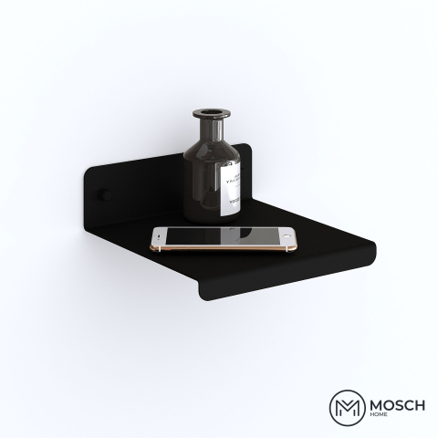 Oslo - Polita Aluminiu 20 cm lungime design indoit in fata [1]