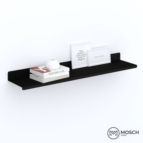 Raft metalic din aluminiu Oslo - Poliță elegantă pentru decorațiuni, 100 cm [2]