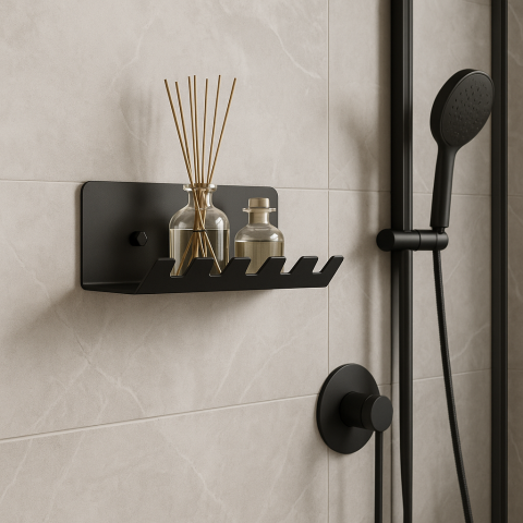Nevada – practical aluminum shelf for shower and bathroom [1]